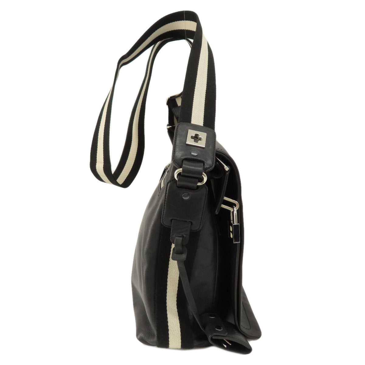 BALLY Long shoulder Shoulder Bag Leather Ladies [Used]