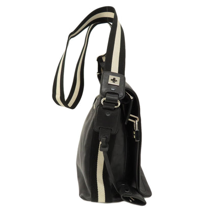 BALLY Long shoulder Shoulder Bag Leather Ladies [Used]