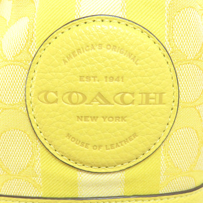 COACH  C8322 Handbag Mini Dempsey Bucket Signature 2WAY Canvas LeatherLadies