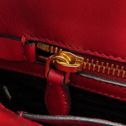 プラダ サフィアーノ 2WAY ハンドバッグ レザー レディース 【中古】【PRADA】