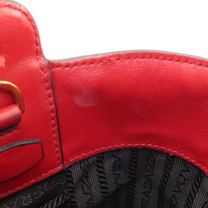 プラダ サフィアーノ 2WAY ハンドバッグ レザー レディース 【中古】【PRADA】