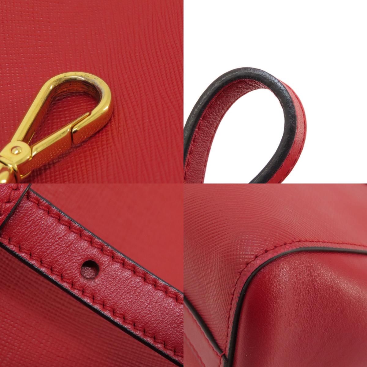 プラダ サフィアーノ 2WAY ハンドバッグ レザー レディース 【中古】【PRADA】