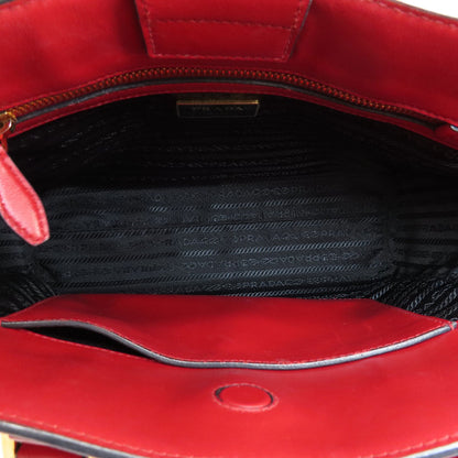 PRADA Saffiano 2WAY Handbag Leather Ladies [Used]