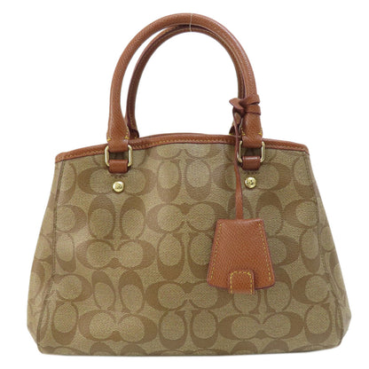 COACH  F34605 Handbag Signature 2WAY PVC Ladies