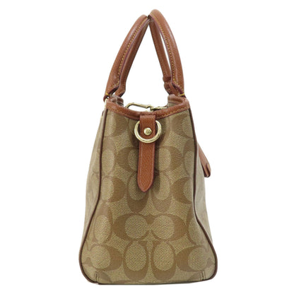 COACH  F34605 Handbag Signature 2WAY PVC Ladies