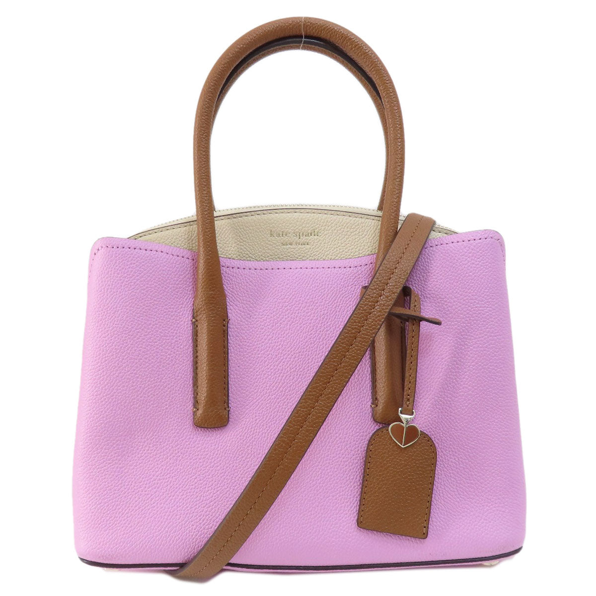 kate spade Logo 2WAY Handbag Leather Ladies [Used]