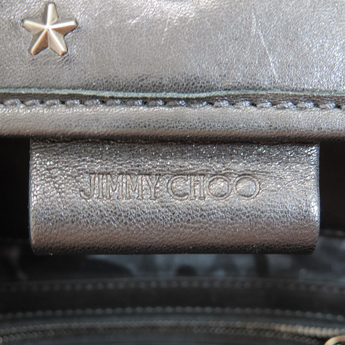 Jimmy Choo floyd star motif Backpack Â· Daypack Leather Ladies [Used]