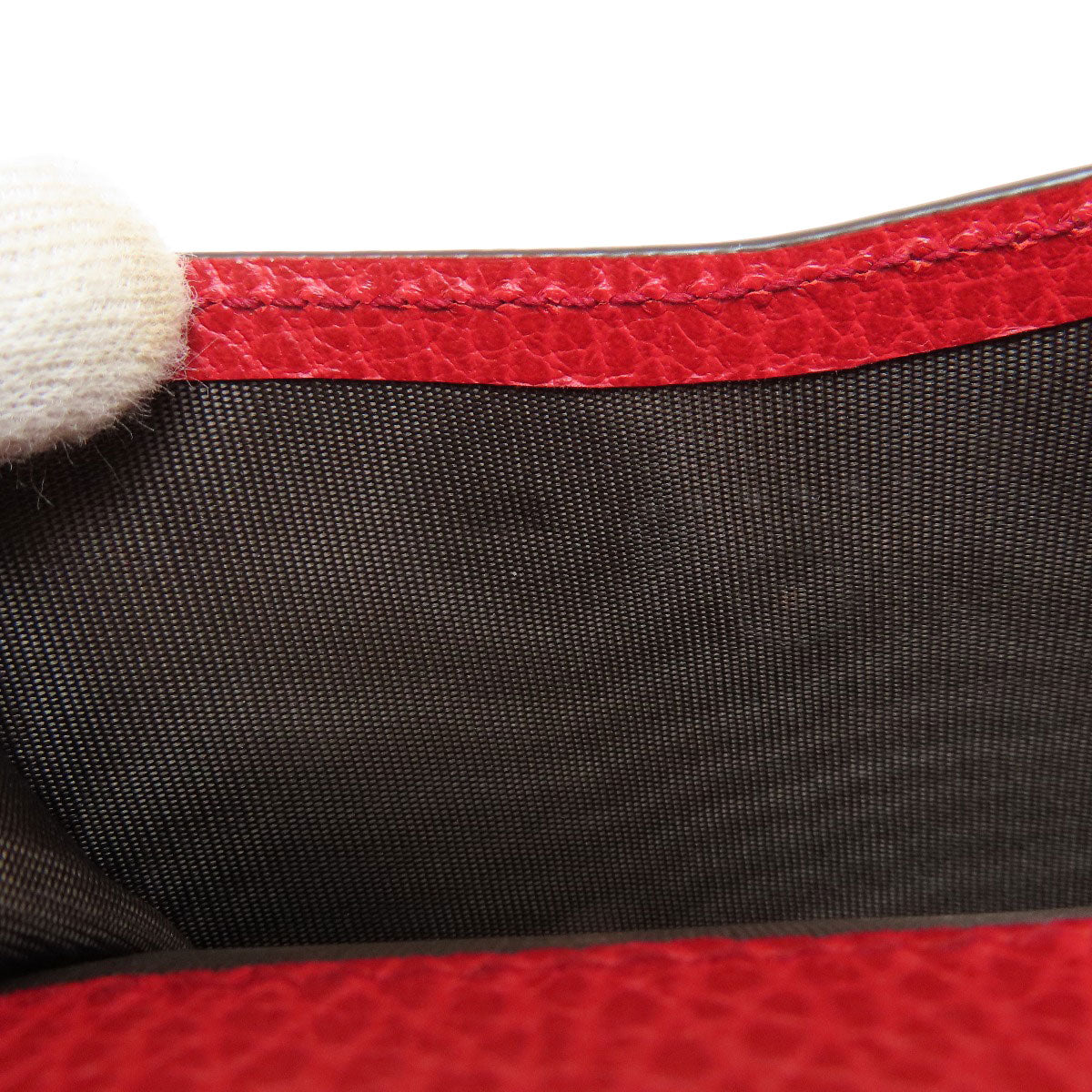 GUCCI 449405 Interlocking G outlet Bifold Wallet with Coin Pocket Leather Ladies [Used]