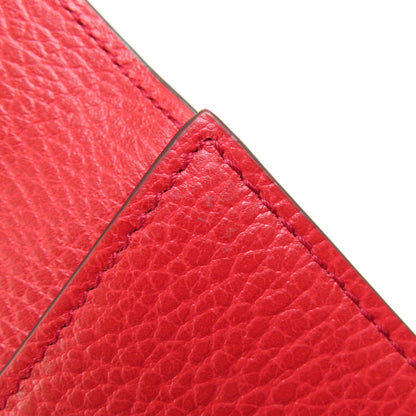 GUCCI 449405 Interlocking G outlet Bifold Wallet with Coin Pocket Leather Ladies [Used]