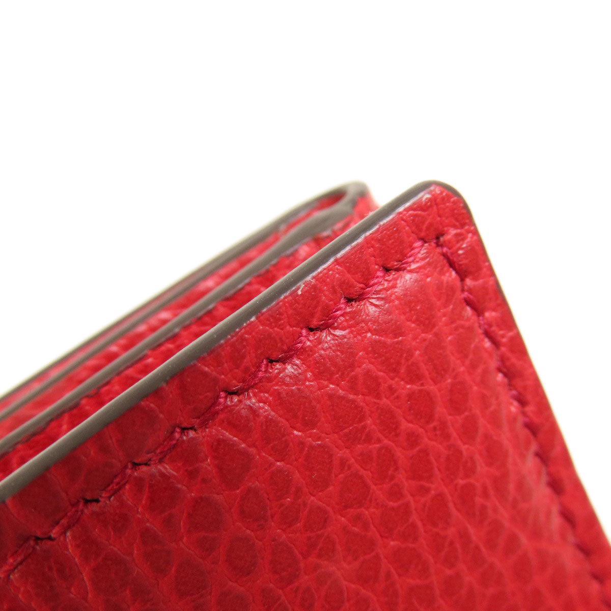 GUCCI 449405 Interlocking G outlet Bifold Wallet with Coin Pocket Leather Ladies [Used]