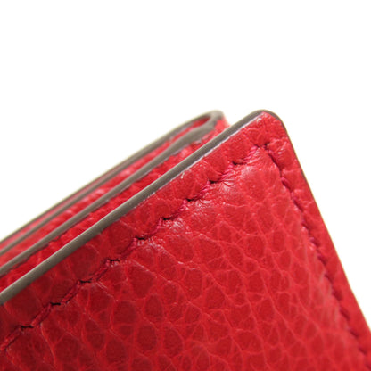 GUCCI 449405 Interlocking G outlet Bifold Wallet with Coin Pocket Leather Ladies [Used]