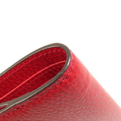 GUCCI 449405 Interlocking G outlet Bifold Wallet with Coin Pocket Leather Ladies [Used]