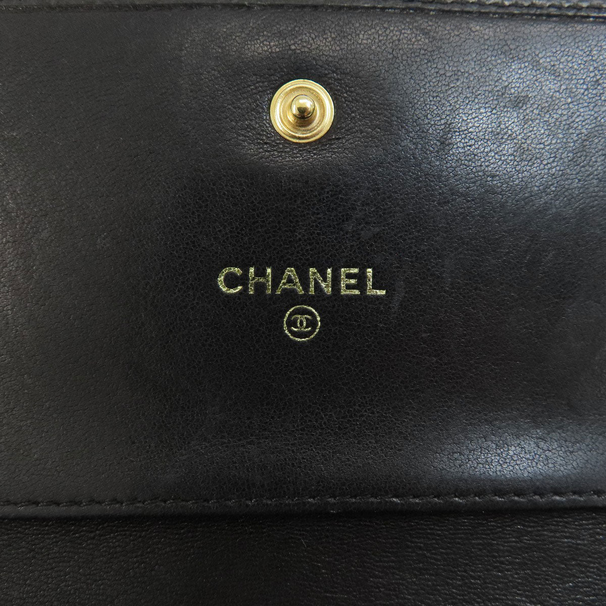 CHANEL   Bifold Wallet with Coin Pocket COCO Mark Caviar skin Ladies