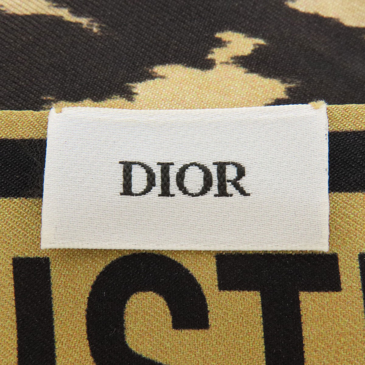 CHRISTIAN DIOR   Scarf Leopard pattern Silk Ladies