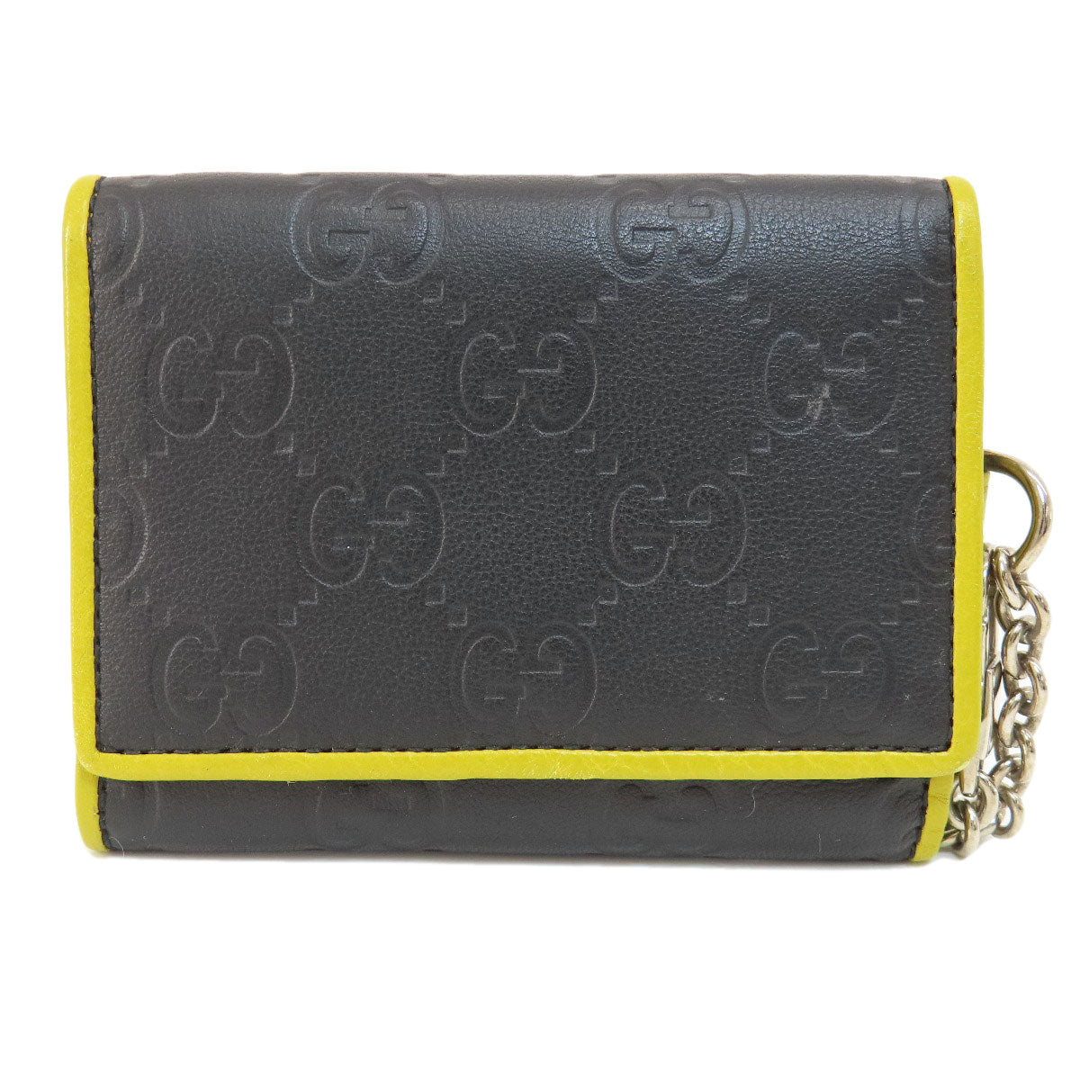 GUCCI  256442 Bifold Wallet with Coin Pocket GG Shima Leather Ladies