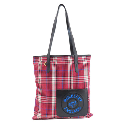 MULBERRY   Tote Bag Checkpattern Canvas Ladies