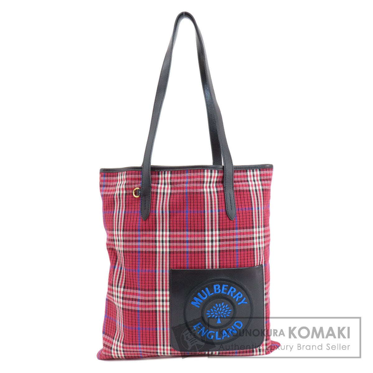 MULBERRY   Tote Bag Checkpattern Canvas Ladies