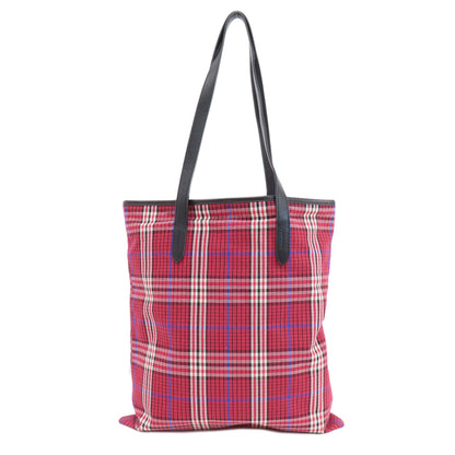 MULBERRY   Tote Bag Checkpattern Canvas Ladies