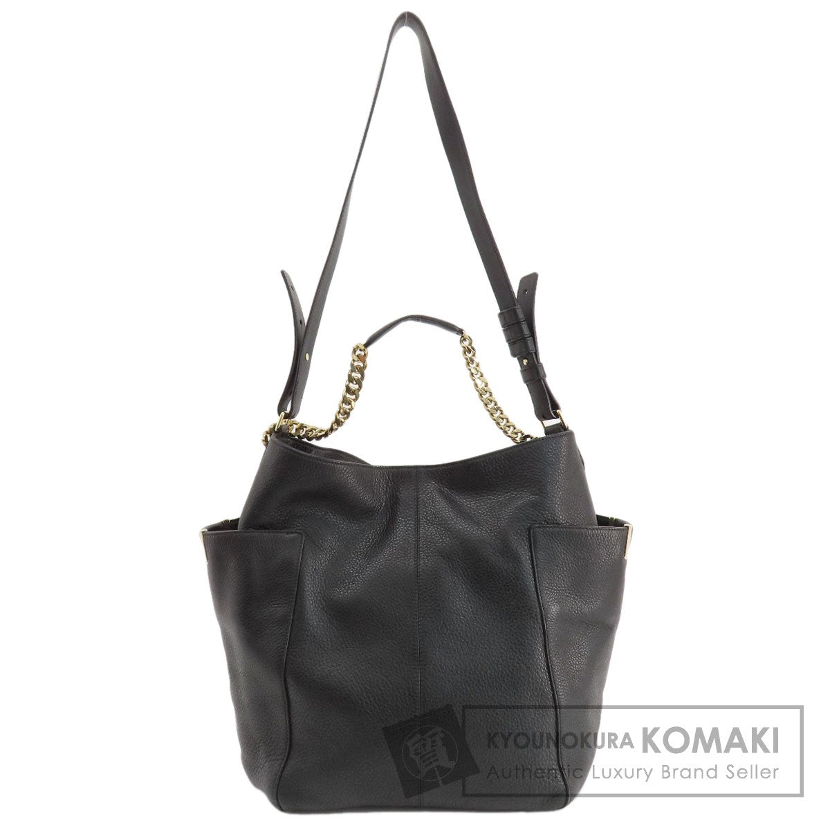 Jimmy Choo ChainShoulder Shoulder Bag Leather Ladies [Used]