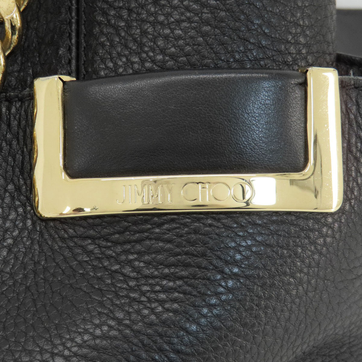 Jimmy Choo ChainShoulder Shoulder Bag Leather Ladies [Used]