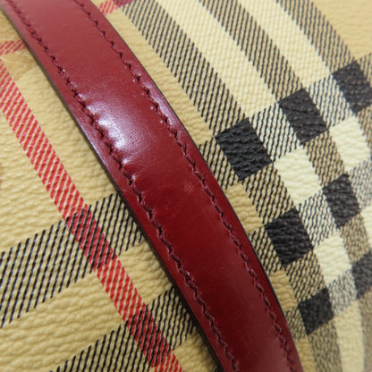 BURBERRY Nova Check Handbag PVC Ladies [Used]