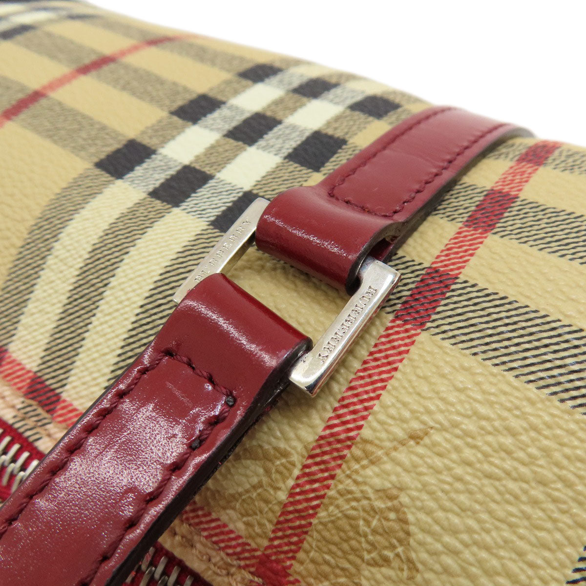 BURBERRY Nova Check Handbag PVC Ladies [Used]