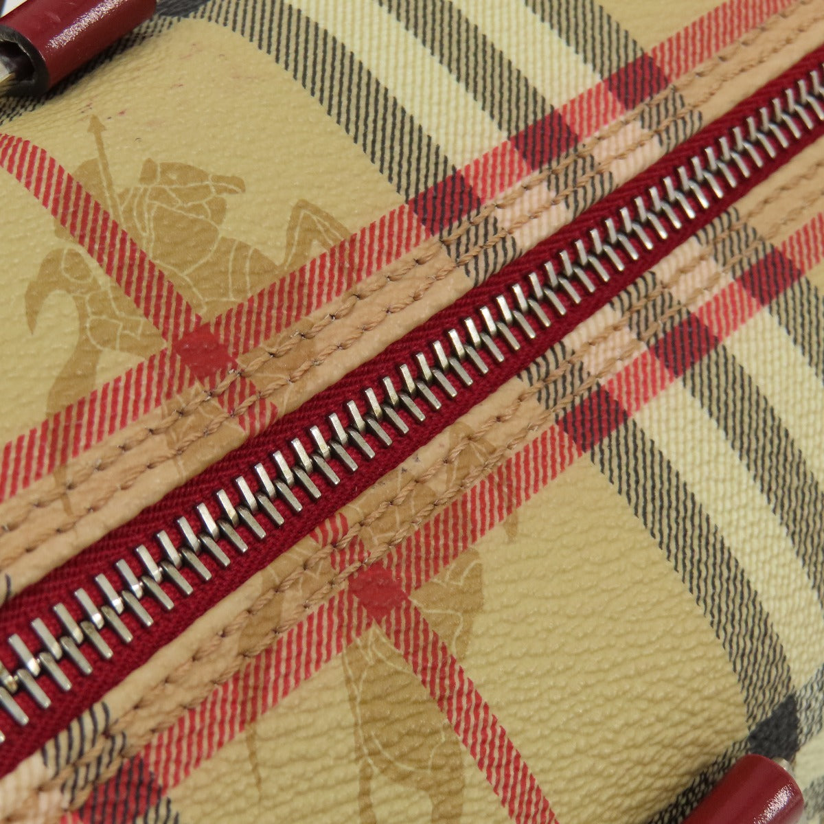 BURBERRY Nova Check Handbag PVC Ladies [Used]