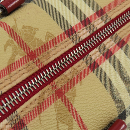 BURBERRY Nova Check Handbag PVC Ladies [Used]