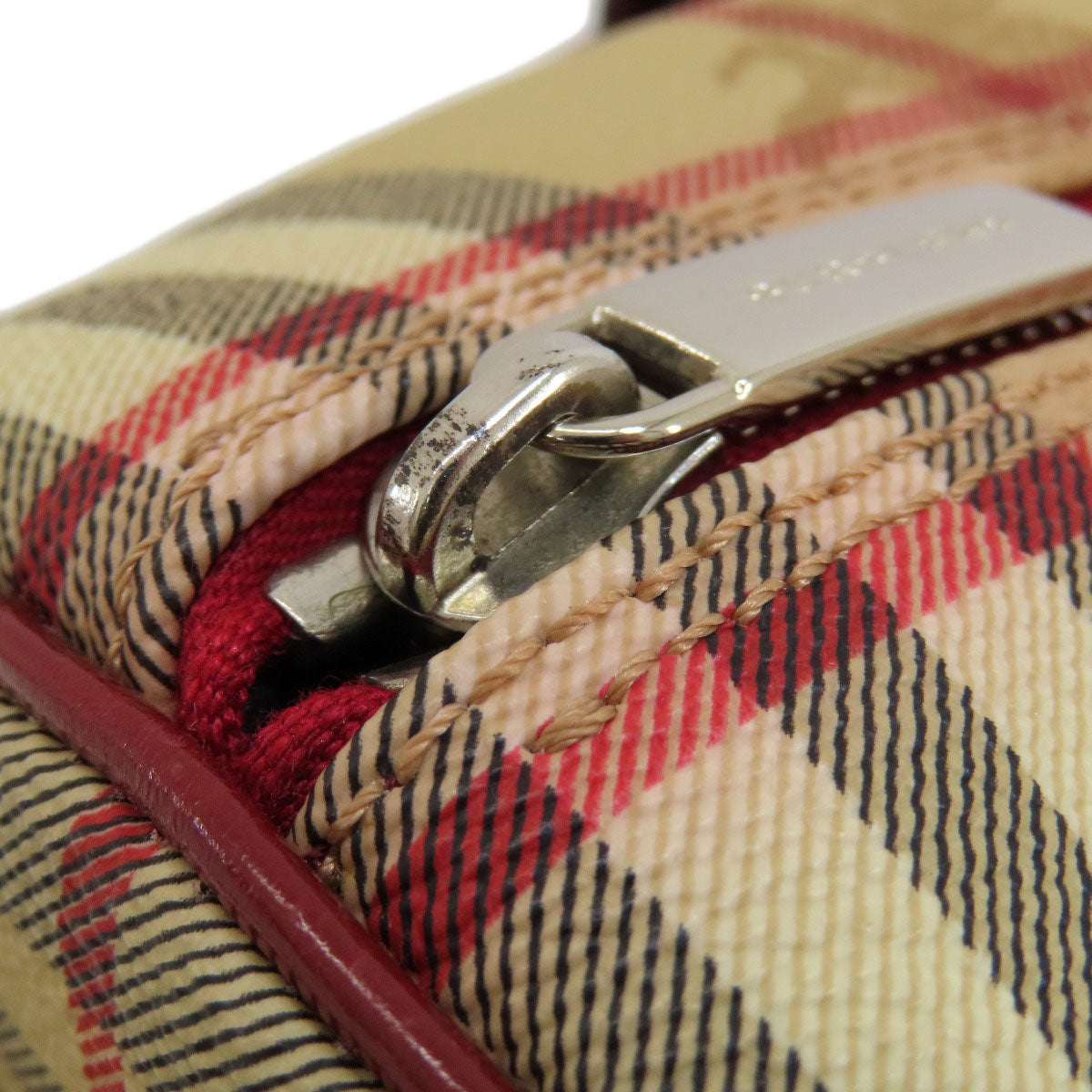 BURBERRY Nova Check Handbag PVC Ladies [Used]