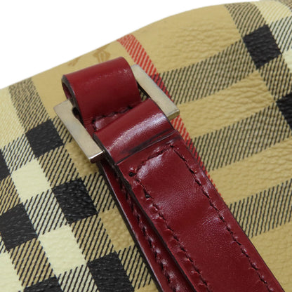 BURBERRY Nova Check Handbag PVC Ladies [Used]