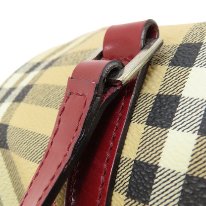 BURBERRY Nova Check Handbag PVC Ladies [Used]
