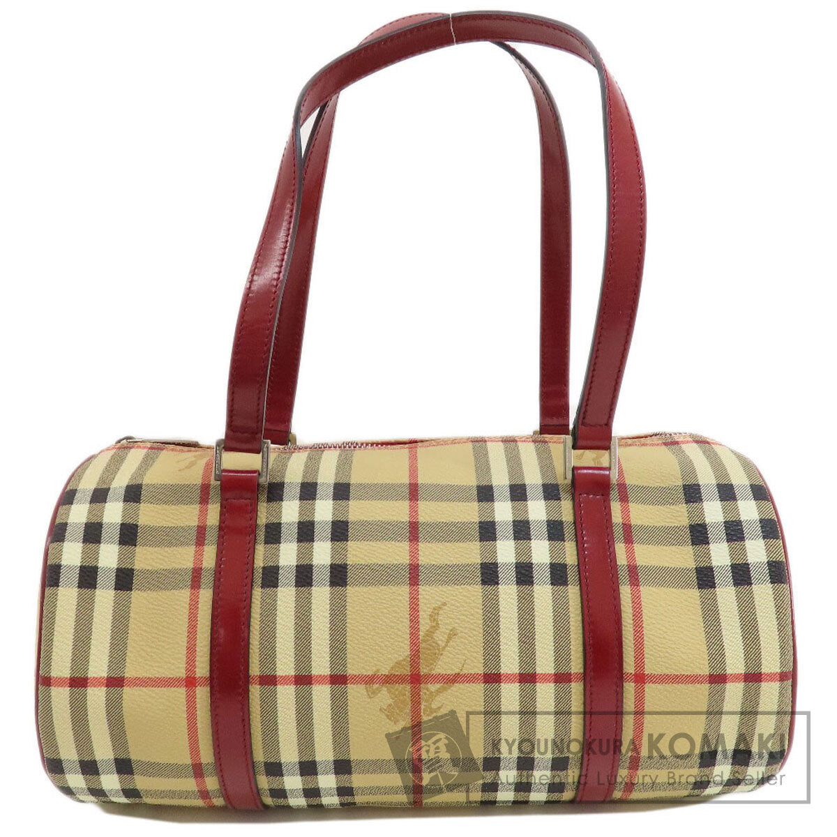 BURBERRY Nova Check Handbag PVC Ladies [Used]