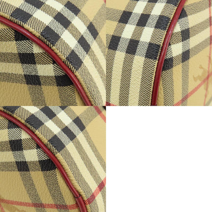 BURBERRY Nova Check Handbag PVC Ladies [Used]