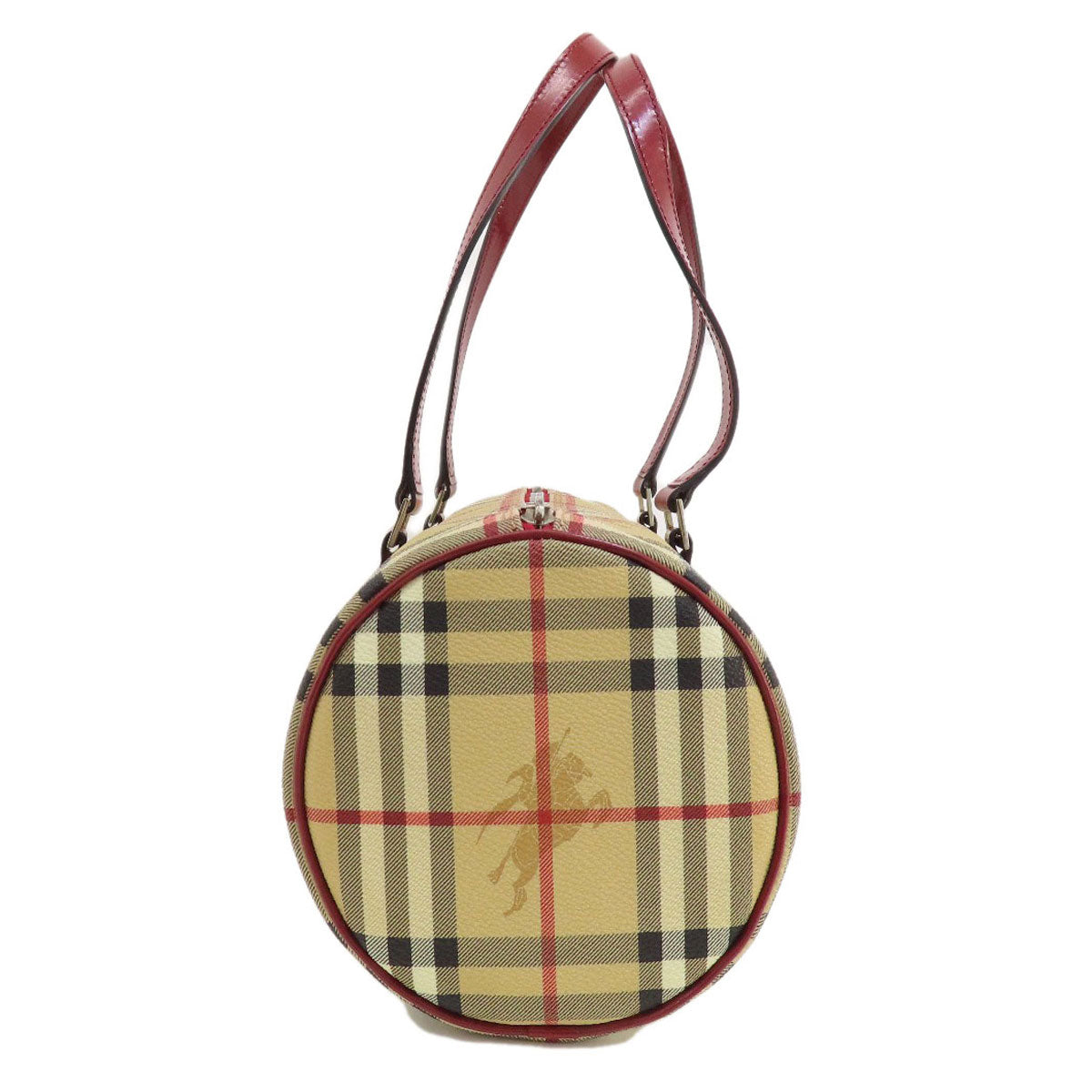 BURBERRY Nova Check Handbag PVC Ladies [Used]