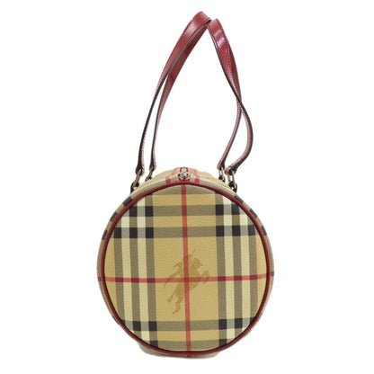 BURBERRY Nova Check Handbag PVC Ladies [Used]