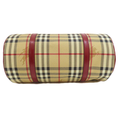 BURBERRY Nova Check Handbag PVC Ladies [Used]