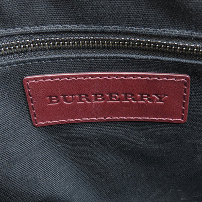 バーバリー チェック柄 2WAY ハンドバッグ PVC/レザー レディース 【中古】【BURBERRY】