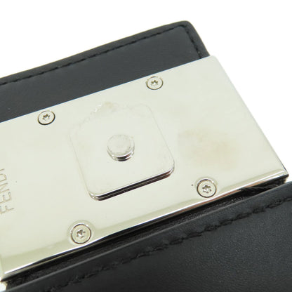 FENDI logo Shoulder Bag Leather Ladies [Used]