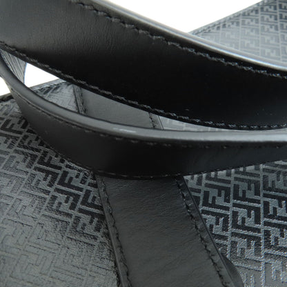 FENDI logo Shoulder Bag Leather Ladies [Used]