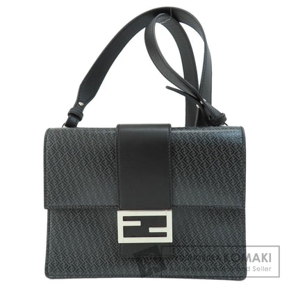 FENDI logo Shoulder Bag Leather Ladies [Used]