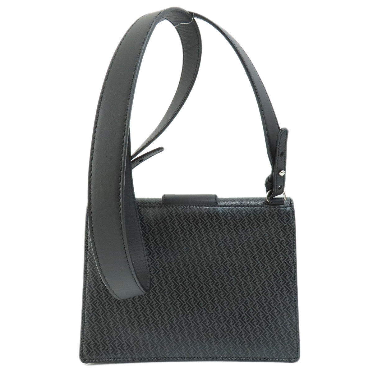 FENDI logo Shoulder Bag Leather Ladies [Used]