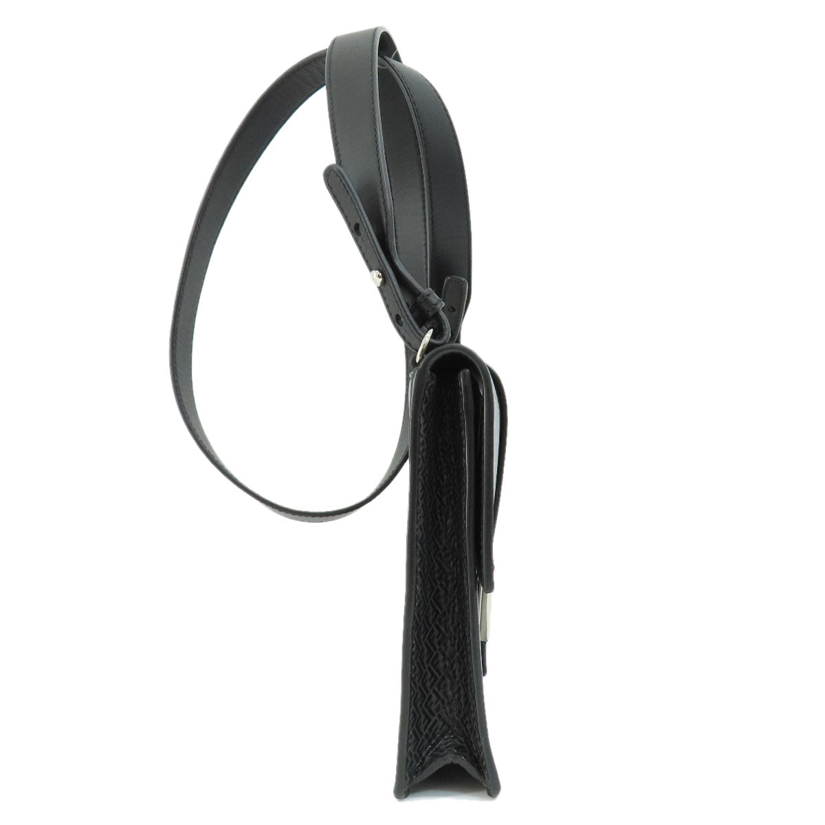 FENDI logo Shoulder Bag Leather Ladies [Used]