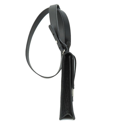 FENDI logo Shoulder Bag Leather Ladies [Used]