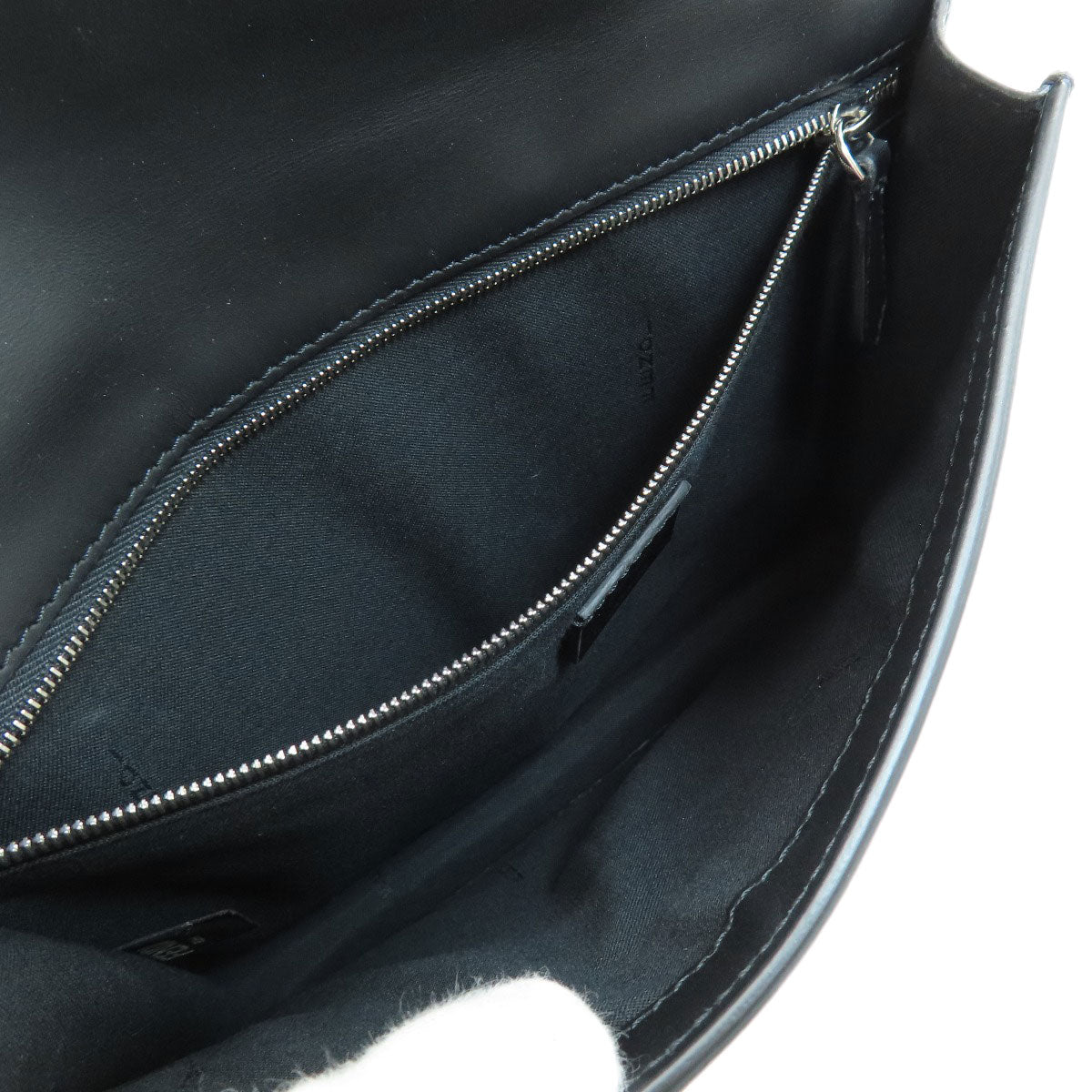 FENDI logo Shoulder Bag Leather Ladies [Used]