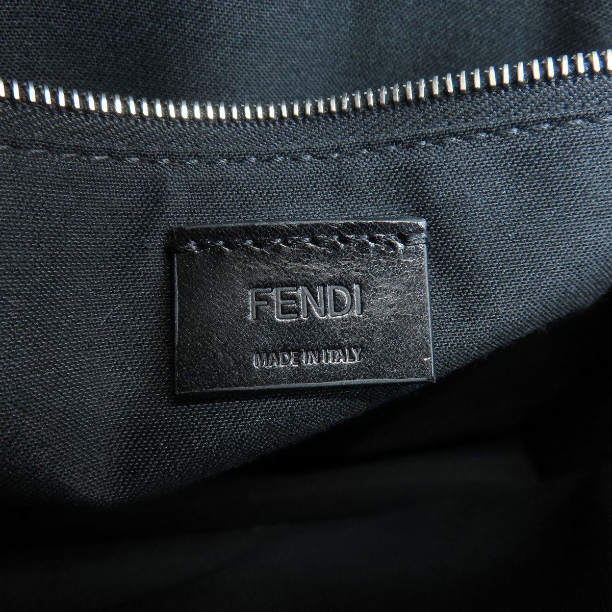 FENDI logo Shoulder Bag Leather Ladies [Used]