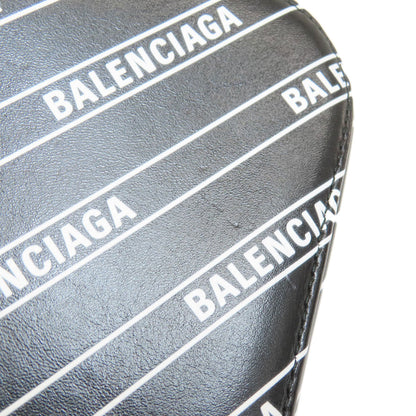 BALENCIAGA 552372 logo Shoulder Bag Calf Ladies [Used]