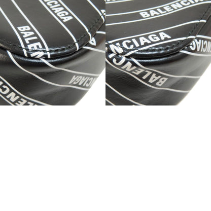 BALENCIAGA 552372 logo Shoulder Bag Calf Ladies [Used]