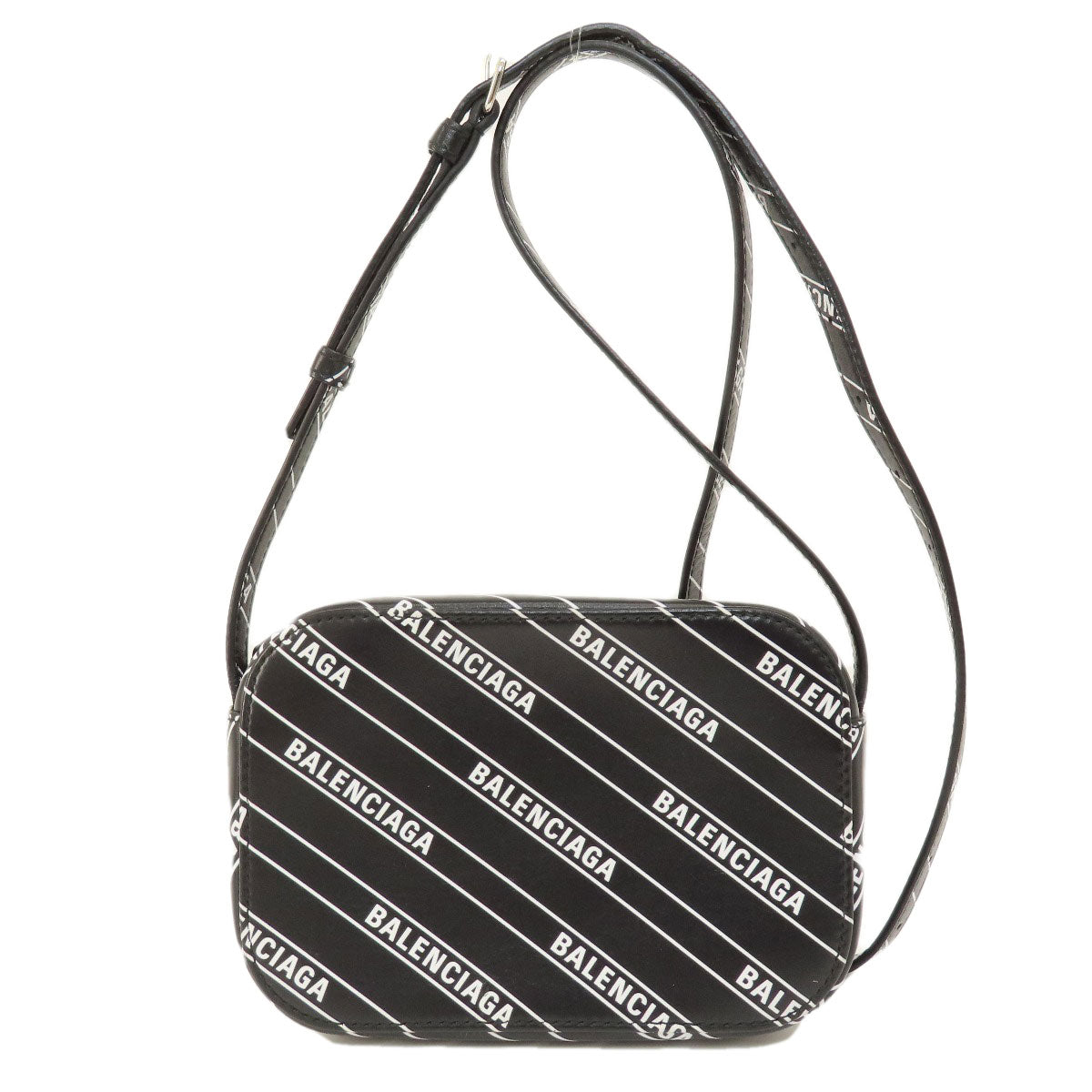 BALENCIAGA 552372 logo Shoulder Bag Calf Ladies [Used]