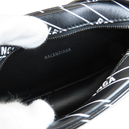 BALENCIAGA 552372 logo Shoulder Bag Calf Ladies [Used]