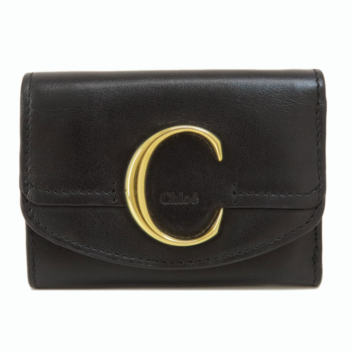 CHLOE   Bifold Wallet with Coin Pocket Chloe C Leather Ladies